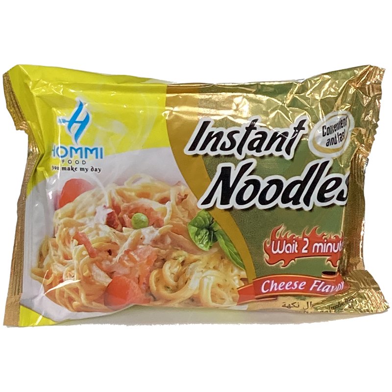 Hommi Cheese Noodles 73G Best Before