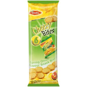 Tasty Treats Cheezy Bites - Spring Onion (6X30G)