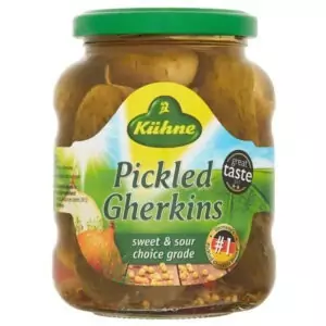 Kuhne - Burger Gherkins (330G)
