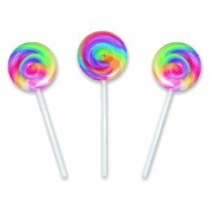ROCK CANDY - MEDIUM RAINBOW Lollipops (65G)