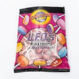 Cartoon Candy - Ufos Black Cherry (30PC)