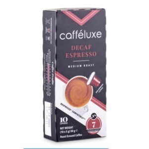 Caffeluxe Pods Decaf Espresso (10X5G)
