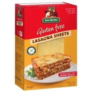 San Remo - Lasagna Sheets Gluten Free (200G)