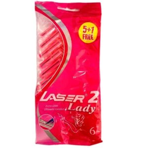 Laser 2 Disposable Razors - Lady (6PC)