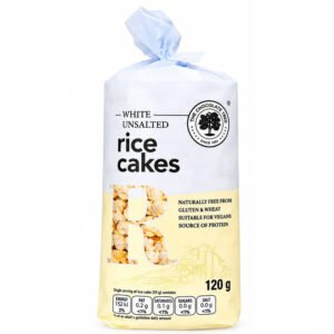 The Chocolate Tree - White Rice Cakes Unsalted (120G)