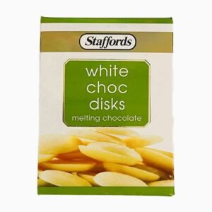 Staffords - White Choc Disks (150G)