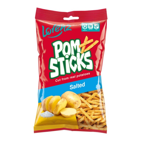 Lorenz Pom Sticks - Salted (85G)