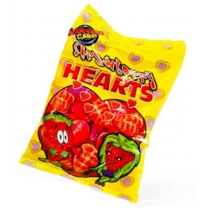 Cartoon Candy - Strawberry Hearts (50G)
