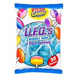 Cartoon Candy - Ufos Bubble Gum (30PC)