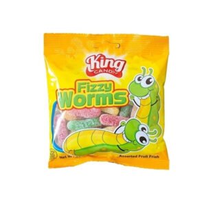 King Fizzy Worms (125G)