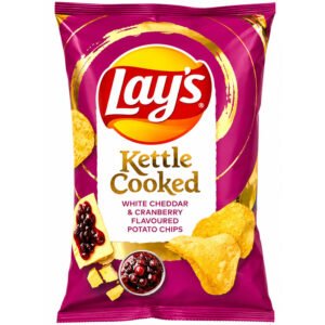 Lays White Cheddar Cranberry (120G)