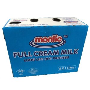 Montic Full Cream Milk (6X1L)
