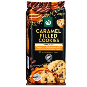 Woolworths Caramel Filled Cookies (200G)